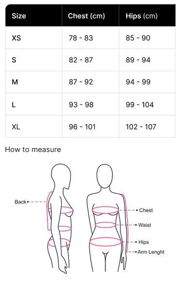 Wallien Size Guide 24 Womens Tabla de Tallas